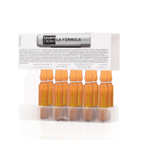 MARTIDERM DRĖKINAMOSIOS IR STANGRINAMOSIOS AMPULĖS VEIDUI PROTEOS HYDRA PLUS SPF 10, 30 AMP.
