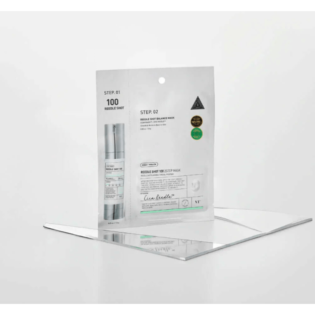 VT Cosmetics - Reedle Shot 100 2 Step Mask - bandomasis mini rinkinys 1