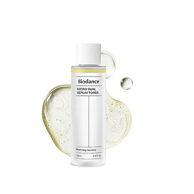 BIODANCE Micro Dual Serum Toner - dvifazis veido tonikas 150ml 2